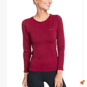 NWT Roxy Tibetan Red Proud Long-Sleeve Tee-Junior Large
